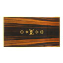 ルイ・ヴィトン LOUIS VUITTON コフレ・ドゥ・ヴォワヤージュ その他小物 シガ―ケース 小物入れ M58565 ウッド フランス製 茶 M00078 Coffret de Voyage _【中古】(4)