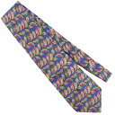 グッチ GUCCI スイカ ネクタイ シルク イタリア製 青 watermelon メンズ【中古】B-ランク
