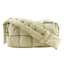 ボッテガヴェネタ BOTTEGAVENETA パデッドテック カセット ショルダーバッグ マキシイントレチャート ナイロン イタリア製 カーキ 斜め掛け 肩掛け...