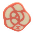 シャネル CHANEL カメリア イヤリング ※片方 プラスチック フランス製 2003年 白 03P 約3.2g Camelia レディース【中古】