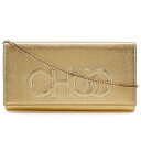 ジミーチュウ JIMMY CHOO スコッティ ショルダーバッグ チェーンショルダー 2WAYクラッチ SCOTTIE TJC 羊革 イタリア製 ゴールド 肩掛け 2way マグネットタイプ Scotty レディース【中古】A+ランク(4)