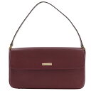 バーバリー BURBERRY ホーボー ショルダーバッグ ワンショルダー レザー ボルドー 肩掛け マグネットタイプ Hobo レディース【中古】