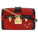 ルイ・ヴィトン LOUIS VUITTON トランククラッチ ショルダーバッグ 2WAYクラッチ M51697 エピレザー ルージュ フランス製 赤 斜め掛け ...