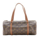 ルイ・ヴィトン LOUIS VUITTON パピヨン30 ハンドバッグ ヴィンテージ M51365 モノグラムキャンバス フランス製 1982年 茶 822 手提げ ファスナー Papillon 30 レディース【中古】(4)