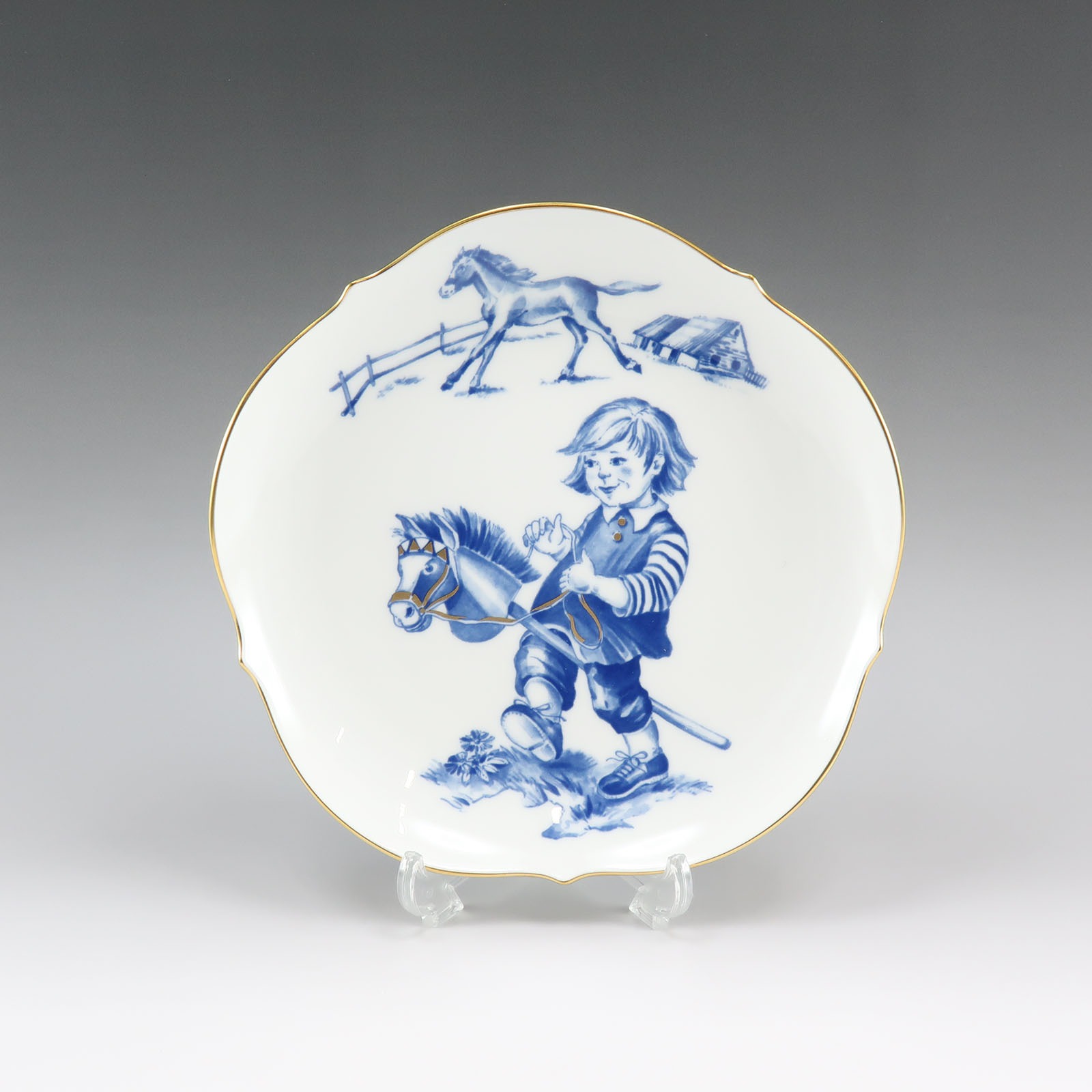 マイセン Meissen 2002年 メモリアルプレート 置物 オブジェ【中古】A+ランク