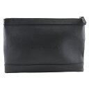 バレンシアガ BALENCIAGA パンチングロゴ クラッチバッグ 373834 カーフ イタリア製 黒 A5 ファスナー Punching logo ユニセックス【中古】(4)