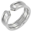 カルティエ CARTIER 2C 17号 リング 指輪 K18WG ホワイトゴールド 約8.35g【中古】Aランク