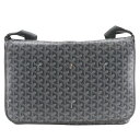 ゴヤール GOYARD カペシアンMM ショルダーバッグ CAPETIMMLTY51CG51P PVC フランス製 グレー 斜め掛け 肩掛け A4 ベルト金具 ...