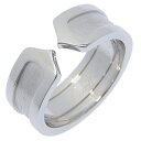 【ファッションセール10%OFF対象】カルティエ CARTIER C2 8号 リング・指輪 K18ホワイトゴールド 約7.2g C2 レディース【中古】Aランク