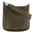 エルメス HERMES エヴリン3 GM ショルダーバッグ エブリン トリヨンクレマンス エトゥープ フランス製 2012年 □P 斜め掛け A4 スナップボタン Evelyne3 GM レディース【中古】