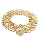 【全商品5倍ポイントUP】シャネル CHANEL チェーンベルト ベルト ココマーク 金メッキ フランス製 Chain belt レディース【中古】A+ランク