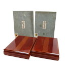 春慶塗 Syunkei-nuri 飛騨 文庫 文箱 文房具入れ その他雑貨 2個セット 天然木 Hida Bunko Writing Box Stationer...