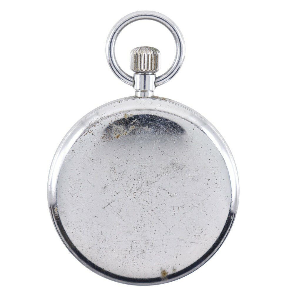 セイコー SEIKO プレシジョン 19型セイコー 懐中時計 鉄道時計 懐中時計 アンティークウォッチ ステンレススチール シルバー 手巻き アナログ表示 ホワイト文字盤 Seiko Precision 19 _【中古】