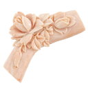 本珊瑚 サンゴ コーラル 花彫刻 帯留め 和装小物 ヴィンテージ アクセサリー 横幅約6.2cm Genuine Coral Flower Carving _【...