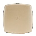 シャネル CHANEL サブリマージュ ポーチ ノベルティ レザー ゴールド ダブルファスナー Sabri Mage レディース【中古】