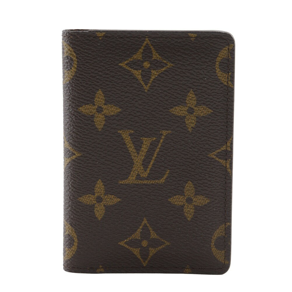 ルイ・ヴィトン LOUIS VUITTON オーガナイザードゥポッシュ カードケース パスケース M61732 モノグラムキャンバス フランス製 2008年 茶 MI0098 オープン Organizer Dupoch ユニセックス【中古】Aランク
