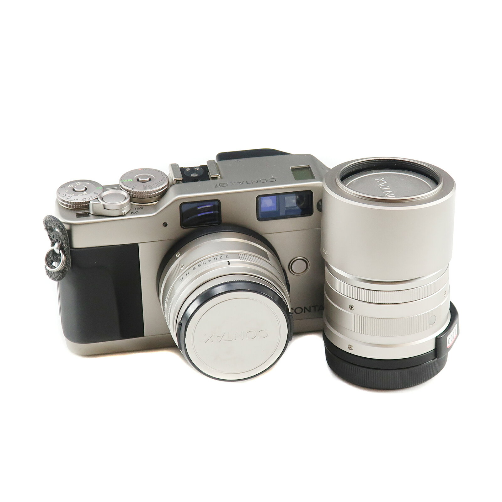 コンタックス CONTAX G1 Carl Zeiss Planar 45mm F2 T* Sonnar 90mm F2.8 T* フィルムカメラ【中古】