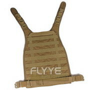 RRVベスト用 バックパネル Flyye フライ MOLLE RRV Vest PC Plate 色/ CB コヨテーブラウン サバゲー装備品 1000Dナイロン ミリタリー MOLLE対応 タクティカル プレートキャリア FY-VT-M019-CB