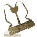 タクティカルベルト Flyye フライ MOLLE Right Angle Belt 直角タイプ サスペンダータイプ ベルト カーキ KH L サイズ BT-B007-kh