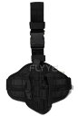 Flyye ピストル ホルスター Ver.1 BK ブラック 黒 ドロップレッグパネルとピストルホルスターのセット MOLLE Pistol Holster V...