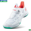 ヨネックス バドミントン パワークッション 88 ダイヤル ワイド POWER CUSHION 88 DIAL WIDE SHB88D3W ユニ 男女兼用 ホワ...