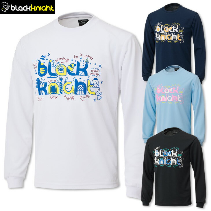 【250円引クーポン配布中!18日まで初冬のお買い物フェア】ブラックナイト バドミントン BK ドライロングTシャツ T-4202U ユニ 男女兼用 ロングスリーブTシャツ Tシャツ 長袖 テニス スカッシュ