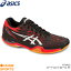 Asics アシックス コートコントロール FF COURT CONTROL FF 1071A021 メンズ 男性用 FIERY RED/SILVER（615） バドミントンシューズ 日本バドミントン協会審査合格品