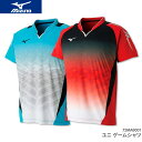 ミズノ：MIZUNO　ゲームシャツ　72MA8001　UNISEX：男女兼用　ゲームウェア　ユニフォーム　バドミントン　テニス　日本バドミントン協会審査合格品　