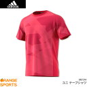 40％OFF!! アディダス adidas テープシャツ TAPE TEE BR7374 ユニ 男女兼用 カラー エナジーピンク ゲームウェ バドミントンウェア 日本バドミントン協会審査合格品 セール品のためキャンセル返品交換不可