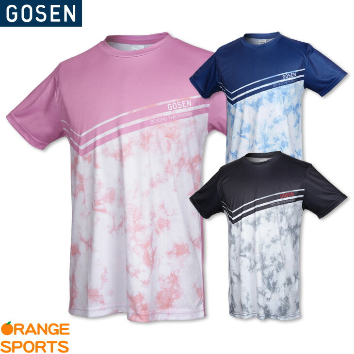 商　　　品　　　説　　　明 GOSEN(ゴーセン)の限定モデルTシャツです。 STAFF'S COMMENT 鮮やかな昇華プリントのTシャツです。肌触りもサラサラで着心地抜群です。 商品番号 JPT11 性　　別 UNISEX：男女兼用 素　　材 ポリエステル100％ カ ラ ー ブルー(20)、ブラック(39)、ピンク(81) 備　考 ※掲載写真と実際の商品では、多少色具合が異なる場合がございます。 配送方法について この商品はメール便（ネコポス）で発送いたします。 （一部例外的に宅配便となる場合がありますので、必ずこちらをお読みください） キーワード バドミントン テニス ソフトテニス Tシャツ バドミントンTシャツ 限定 2022 春夏 在　庫　に　つ　い　て 当店は他店舗・実店舗も運営しており、在庫を共有しています。在庫情報の表示については万全を期しておりますが、注文のタイミングによっては、「在庫有り」と表示されていた場合でも在庫切れとなっていることがございます。 またメーカー取り寄せとなる商品は、ご注文をいただいてから商品を確保するため、発送までにお時間をいただきます。（通常5〜10営業日以内に発送）場合によってはメーカーに在庫がなく商品をご用意することが出来ない場合がございます。そのような場合、お客様には大変申し訳ございませんが、ご注文のキャンセルをさせていただきます。あらかじめご了承のうえ、ご注文くださいませ。