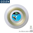 【1日はワンダフルデー!店内全品P2倍!】ゴーセン GOSEN テックガット16 ロール販売TEC GUT 16 REELTS6001 テニス ガット ストリング ゲージ：1.30mm(16GA.)長さ：120m(393FT.)