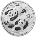 2022 中国　パンダ銀貨 30グラム　40mmクリアーケース付き 新品未使用