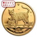 即納 2002 マン島キャット金貨 1オンス ベンガルキャット 33mmクリアケース付き@106031324