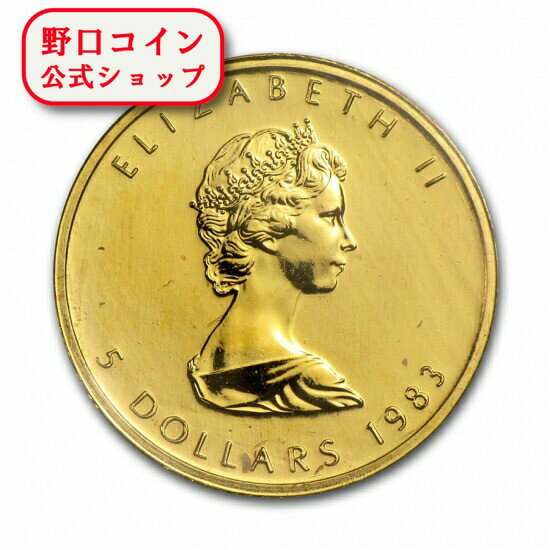 即納 　 新品未使用　1983 カナダ　メイプル金貨1/10オンス【弊社発行保証書付き】@116560134