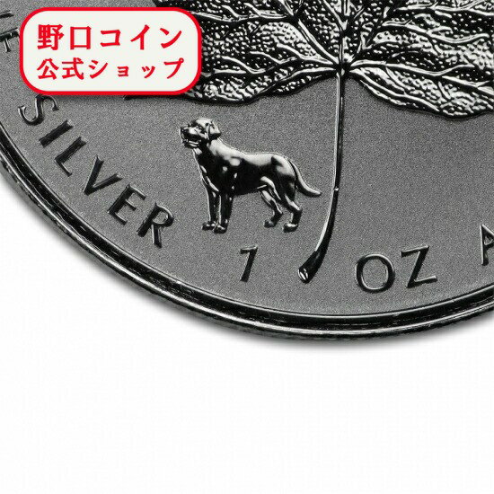 即納 新品未使用 2018 カナダ メイプル銀貨 1オンス【38mmクリアケース付き】【干支犬】【弊社発行保証書付き】@129729358