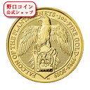 即納 2019 イギリス クィーンズビースト:プランタジネット家の隼 金貨 1オンス クリアケース付き