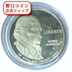 1993-S 約27グラム アメリカ ジェームズ・マディソン権利章典 銀貨 プルーフ 1ドル