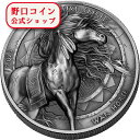 即納 2023 5オンス アメリカ 戦火の馬:ネイティブ アメリカン 銀貨 【アンティーク風】 5ドル 新品未使用 【特選】