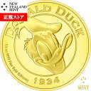 即納 2024 1/4オンス ニウエ ドナルドダック 90周年記念 金貨 プルーフ 【proof】 25ドル 新品未使用【特選】