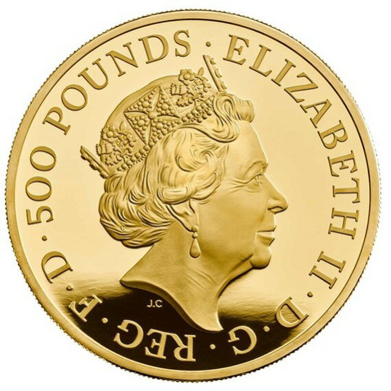 2019 イギリス　ブリタニア 金貨　5オンス　プルーフ　箱とクリアケース付き 新品未使用