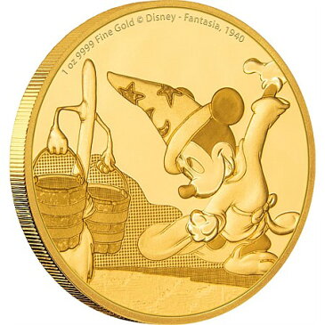 新品未使用 2017 オーストラリア ディズ二ー ファンタスティック 1オンス金貨 プルーフ