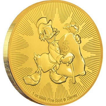 新品未使用　2018 ニュージーランド ディズ二ー　McDuck　 1オンス金貨 クリアーケース付き