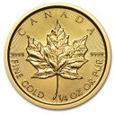 即納 新品未使用 2016 カナダ メイプル金貨 1/4オンス