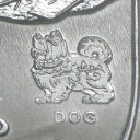 即納 新品未使用 2006 カナダ メイプル銀貨1オンス【38mmクリアケース付き】【干支犬】