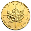 即納 新品未使用 2011 カナダ メイプル金貨 1オンス (30mmクリアケース付き)