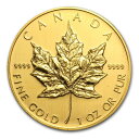 即納 新品未使用 2005 カナダ メイプル金貨 1オンス (30mmクリアケース付き)