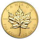 即納 1983 カナダ メイプル金貨 1オンス (30mmクリアケース付き)