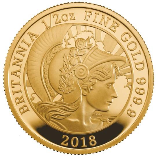 2018 イギリス　ブリタニア金貨【6枚】セット　プルーフ　箱とクリアケース付き 新品未使用