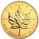 即納 新品未使用 1997 カナダ メイプル金貨 1オンス (30mmクリアケース付き)