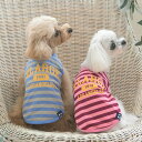 XLARGE ストライプロゴタンク 春 夏 クール加工 虫除け 虫よけ 涼感 袖なし おしゃれ 犬 服 お揃い PXL1059 TW 【エクストララージ】